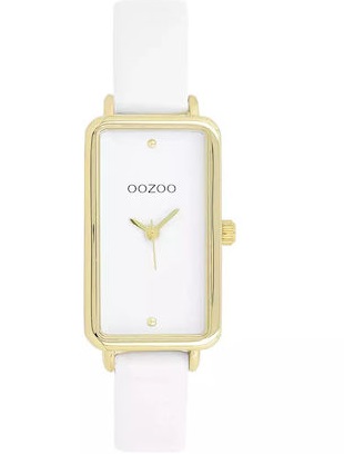 Oozoo Timepieces  White Leather Strap C11530