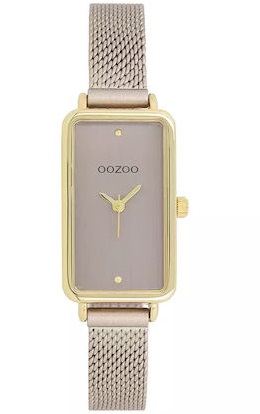 Oozoo Timepieces Brown Metallic Bracelet C11534