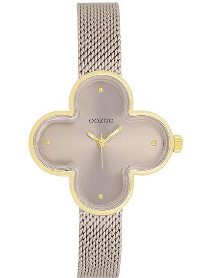 Oozoo Timepieces Brown Metallic Bracelet C11528