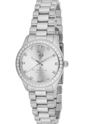 U.S. Polo Assn. Felicity Silver Stainless Steel Bracelet USP8405GR