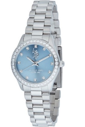 U.S. Polo Assn. Felicity Silver Stainless Steel Bracelet USP8406LB
