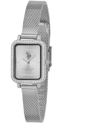 U.S. Polo Assn. Odette Silver Stainless Steel Bracelet USP8385ST