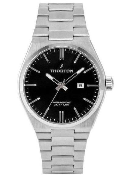 Thorton Torstein Silver Stainless Steel Bracelet 9305331M