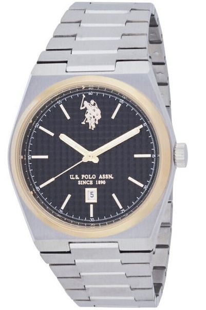 U.S. Polo Assn. Jamie Silver Stainless Steel Bracelet USP7255BK