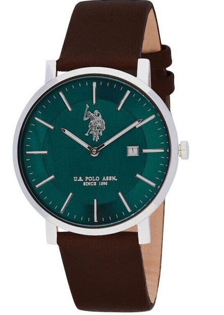 U.S. Polo Assn. Carter Brown Leather Strap USP7211GR