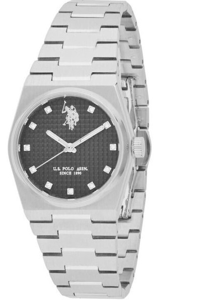 U.S. Polo Assn. Jamie Silver Stainless Steel Bracelet USP8393BK
