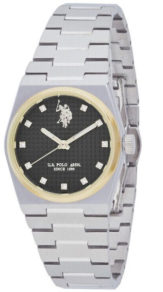 U.S. Polo Assn. Jamie Silver Stainless Steel Bracelet USP8397BK