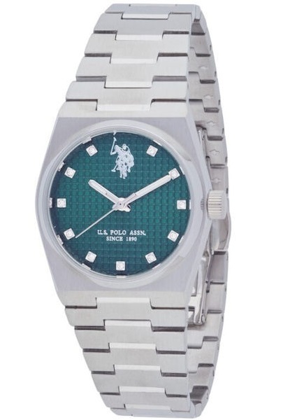 U.S. Polo Assn. Jamie Silver Stainless Steel Bracelet USP8395GR