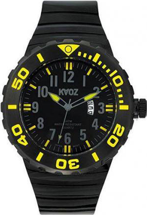 KA:OZ Black Rubber Strap KA-OZ-A87101-1SS5A