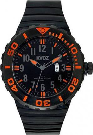 KA:OZ Black Rubber Strap KA-OZ-A87101-2SS5A