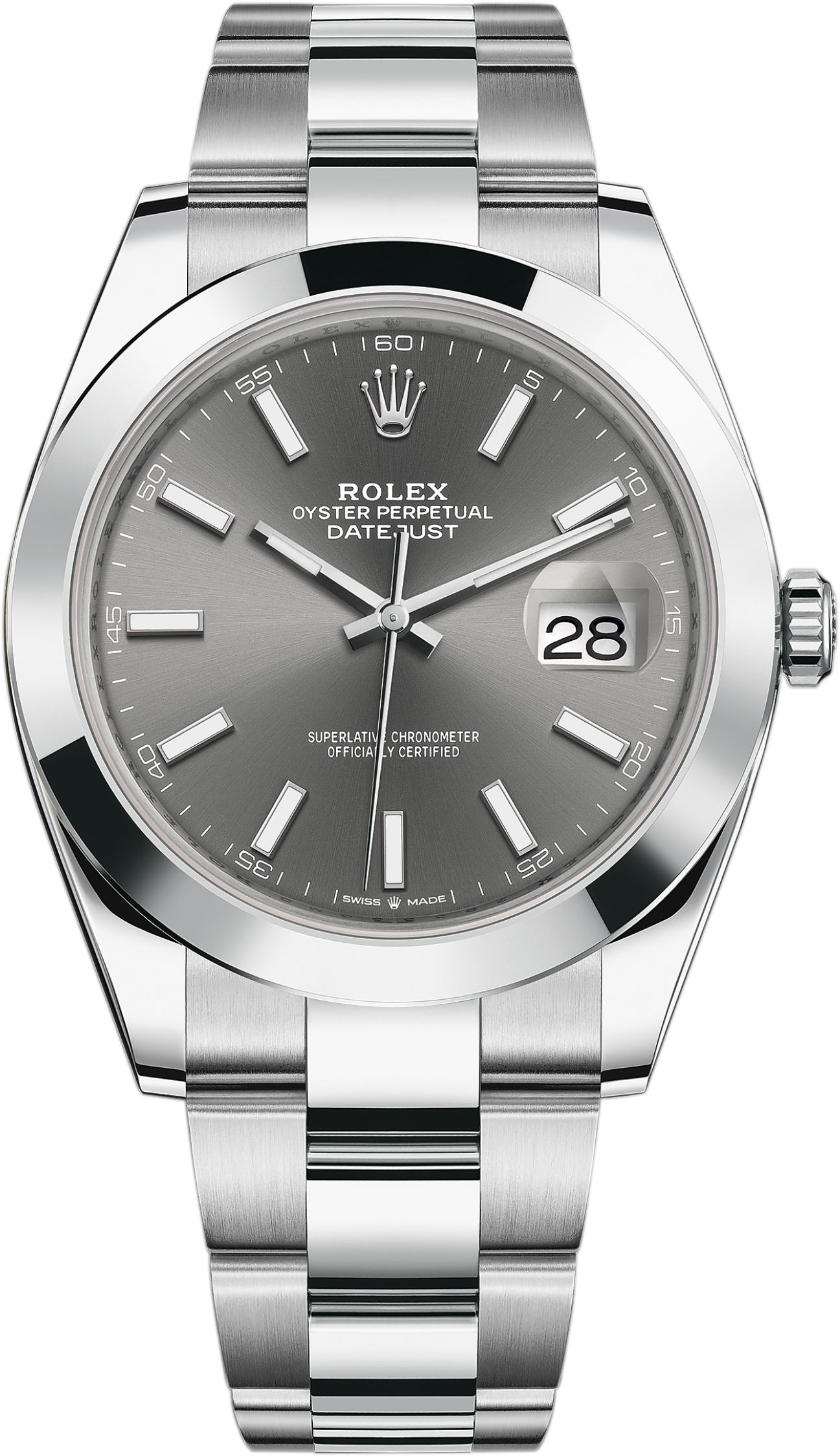 ROLEX Slate Dial Oyster Perpetual Datejust 41 126300
