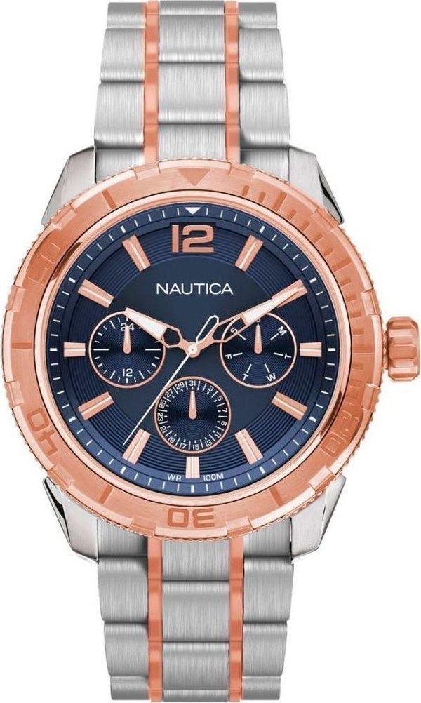 nautica stainless steel case