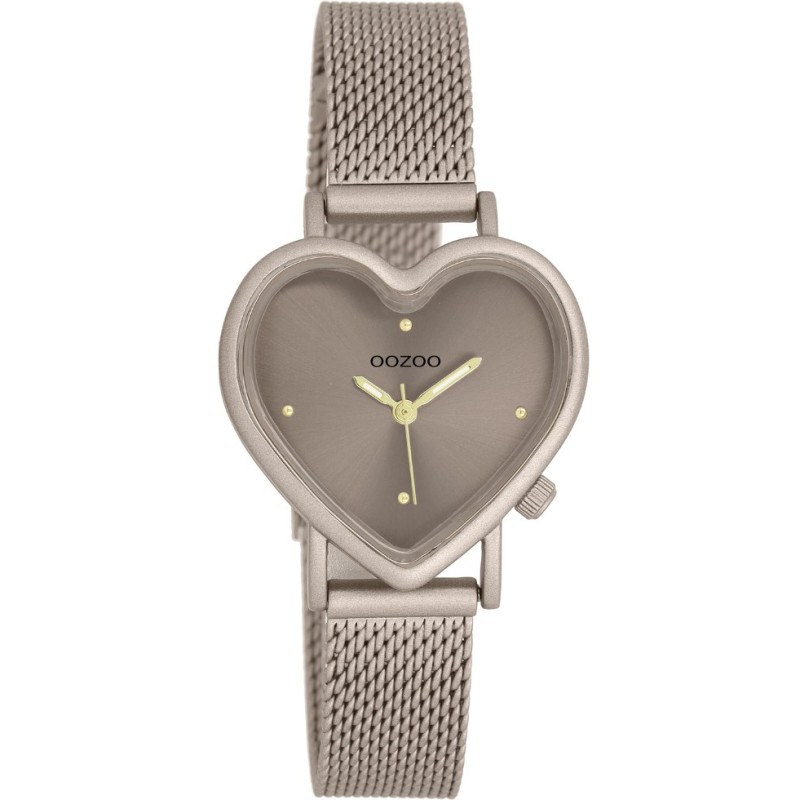 Oozoo Timepieces Grey Metallic Bracelet C11445