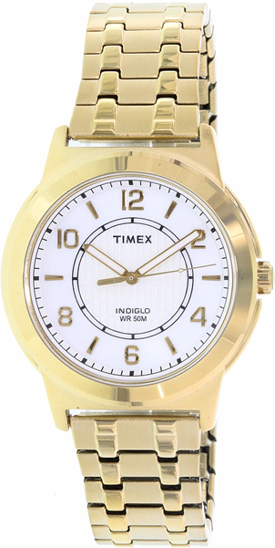 Timex Bank Street Gold Metal Analog Quartz Watch TW2P62000