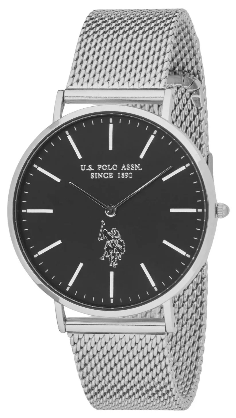 U.S. Polo Assn. Austin Silver Stainless Steel Bracelet USP7257BK