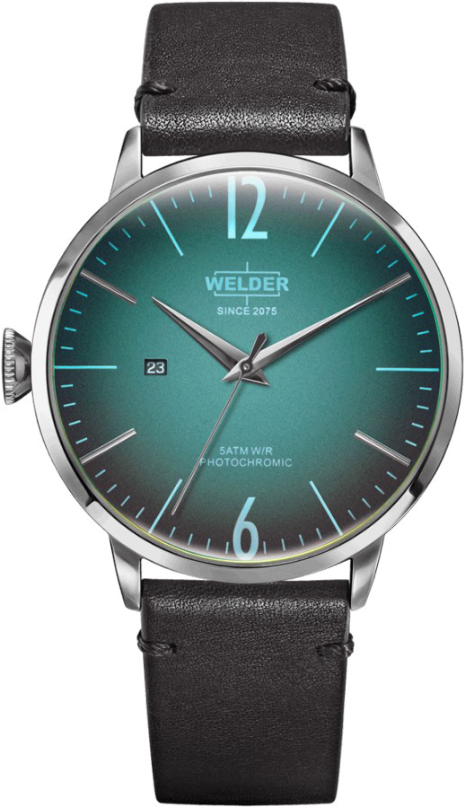 WELDER Moody Black Leather Strap WRC311