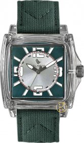 Laurens Rap Green Fabric Strap 025828DD