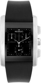 Movado Eliro Chronograph Black Rubber Strap 0604882