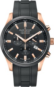 Claude Bernard Aquarider Chronograph Mens Watch 10222-37RNCA-NIR