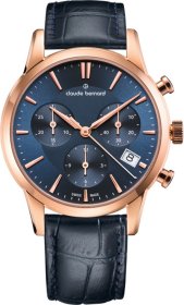 Claude Bernard Classic Chronograph Ladies Watch 10231-37R-BUIR