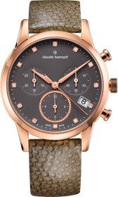 Claude Bernard Classic Chronograph Ladies Watch 10231-37R-TAPR1