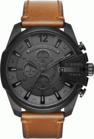 Diesel Chief Brown Leather Strap DZ4463