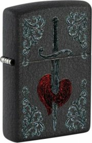 Zippo Heart Dagger Tattoo Design 48617