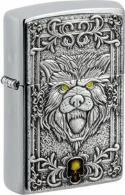 Zippo Wolf Emblem Design 48690