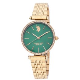 U.S. Polo Assn. Eleonor Crystals Gold Stainless Steel Bracelet USP8307GR