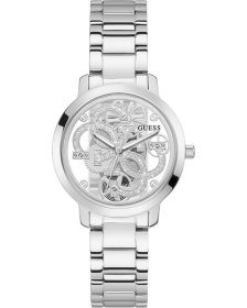 GUESS Quattro Crystals Silver Stainless Steel Bracelet GW0300L1