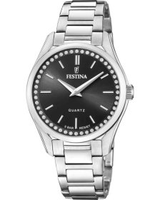Festina Crystals Silver Stainless Steel Bracelet F20583/4