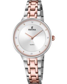 Festina Crystals Two Tone Stainless Steel Bracelet F20626/1