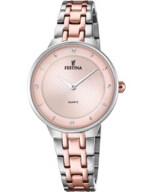 Festina Crystals Two Tone Stainless Steel Bracelet F20626/2