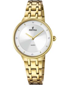 Festina Crystals Gold Stainless Steel Bracelet F20601/1