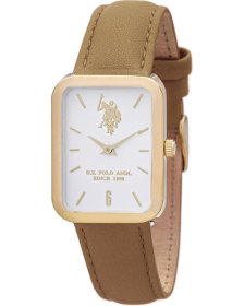 U.S. Polo Assn. Dunkan Brown Leather Strap USP3231YG