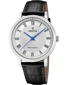 FESTINA Solar Black Leather Strap F20660/3