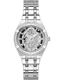 Guess Allara Crystals Silver Stainless Steel Bracelet GW0604L1
