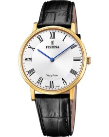 Festina Black Leather Strap F20016/4