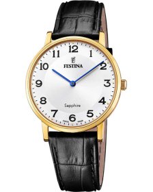 Festina Black Leather Strap F20016/5