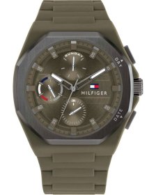 Tommy Hilfiger Troy Khaki Silicone Strap 1792121