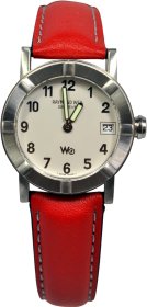 Raymond Weil Geneve Red Leather Strap 3000-ST-30001
