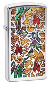 Zippo 29702 Fusion Floral Design