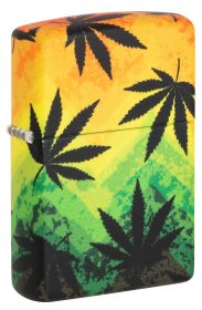 Zippo Cannabis Design 49806