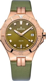 Edox Delfin Diver Ladies Watch 53020-37RC-VR