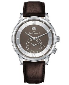 Claude Bernard Classic 2nd Time Zone 62007-3-GRN