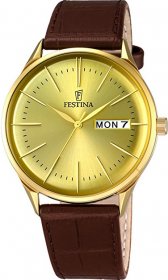 Festina Brown Leather Strap f6838/2