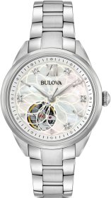 BULOVA Diamonds Mop Stainless Steel Bracelet 96P181