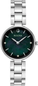 Bulova 96P204 Classic Diamonds Silver Stainless Steel Bracelet