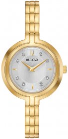 BULOVA Diamonds Rhapsody Gold Stainless Steel Bracelet 97P144