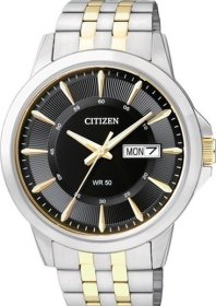 CITIZEN Stainless Steel Two-Tone Gold Bracelet BF2018-52E